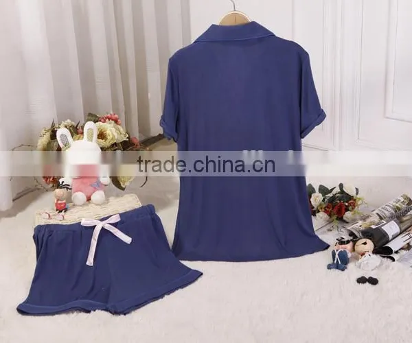 Custom Short Sleeve Cotton Nightgown Women Homewear Lady Pajama photo-3