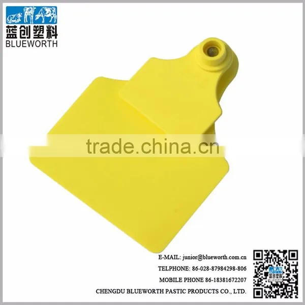 Blueworth 3#+4# Yellow Ear Tag for Cow in Farm Livestock Management photo-3