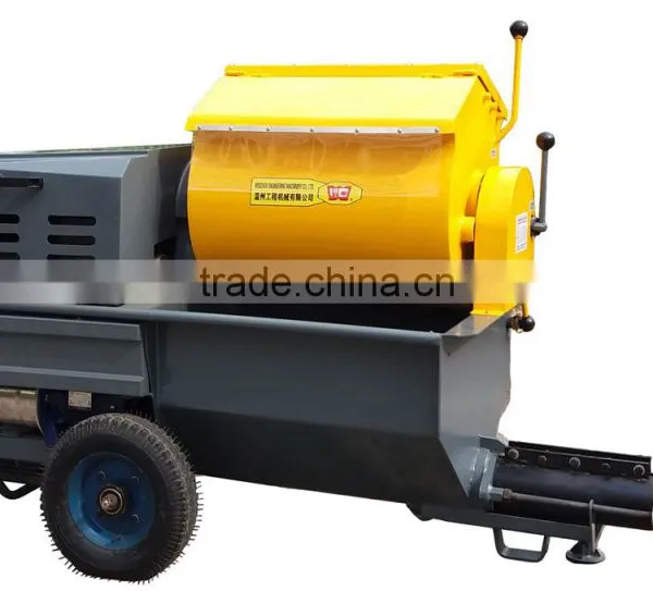 Cement Mortar Mixing Pumping Screeding Grouting Spraying Wall Plastering Rendering Machine photo-3
