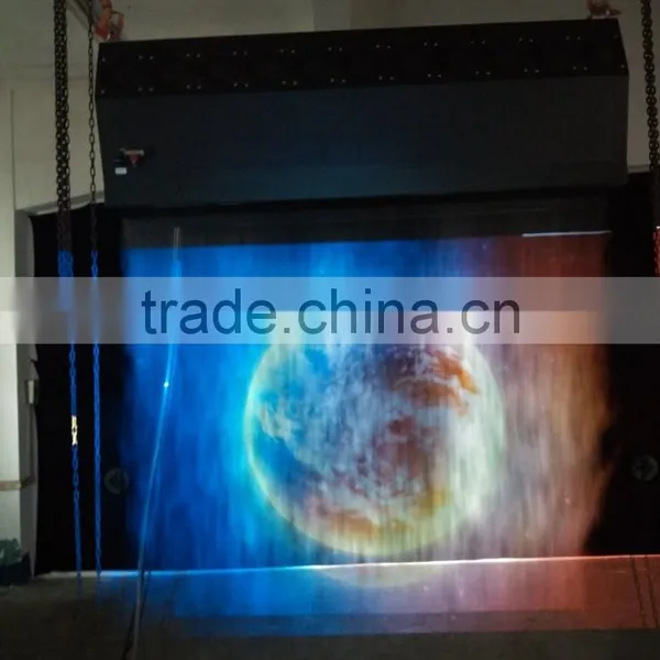2M Downward Spray Laser Projector Fog Screen for Wedding photo-3