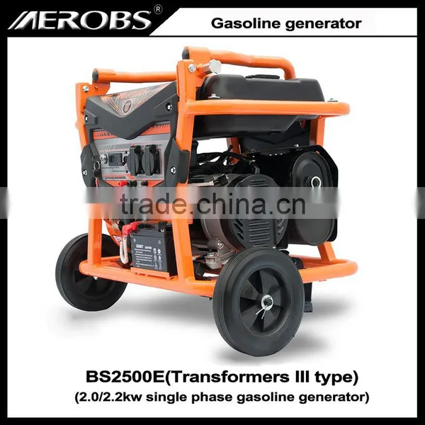 BS2500E 2.0 2.2KW Single Phase Electric Start Gasoline Generator photo-2