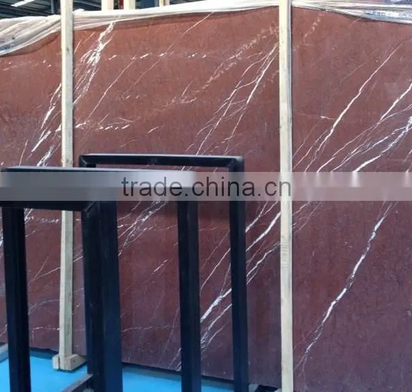 Special Typle Coral Red Marble Tile Wholesale photo-2