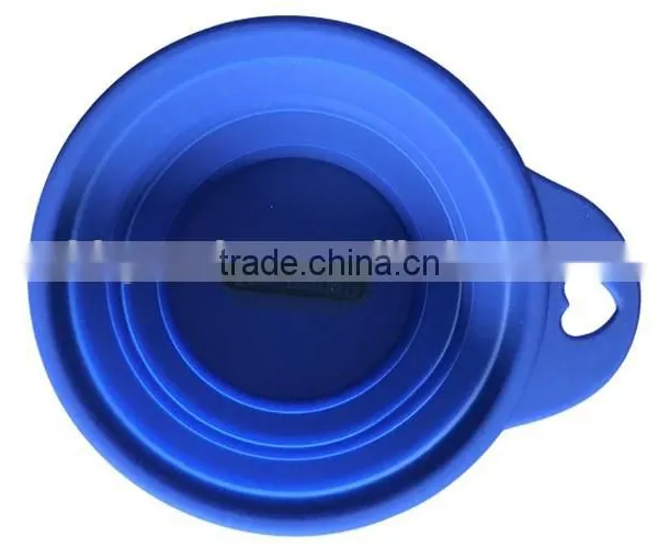 Wholesale Factory Pet's Gift Pure Silicone Dog Bowl With Custom Logo photo-3