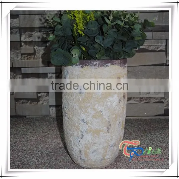 Garden Pot Antique Round Polyresin Flower Pots And Roman Vases photo-4