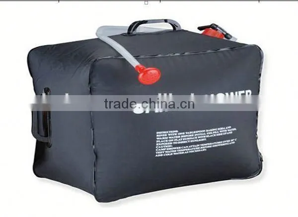 20L Black Solar Heating Outdoor Emergency Neccessity Bag Camping Portable Shower