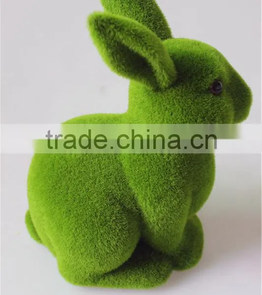 Home and Garden Easy Shopping Decorative 30cm Height Artificial Green Grass Moss Bunny Easter Rabbit E10 26T09 photo-2