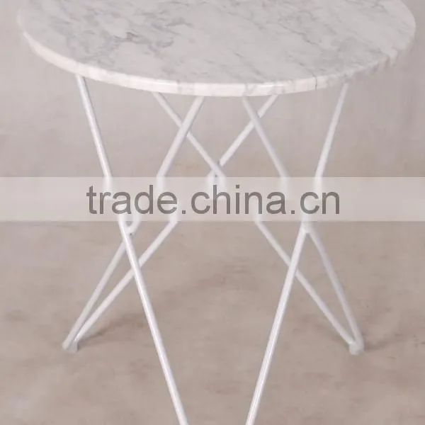 Modern Style Factory Price Metal Iron Coffee Table With Wire U Shape Metal Legs photo-4