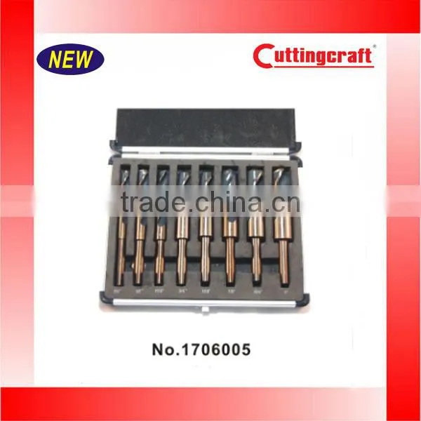 8Pc HSS 1/2" Reduce Shank Twist Drill Bit Set photo-2