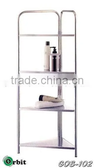 Telescopic Bathroom Corner Shower Shelf Rack 4 Tier Bath Storage Caddy Organizer photo-6
