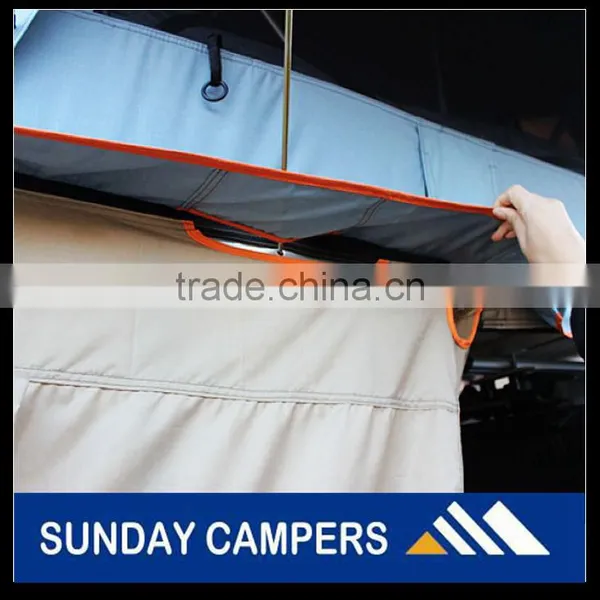 Outdoor Product Fitness Equipment Canvas Cotton Car Roof Tent for Sale photo-5