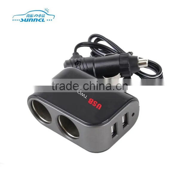 Universal Car Usb Charger, Mini Electric Car Phone Dual Usb Car Charger photo-2