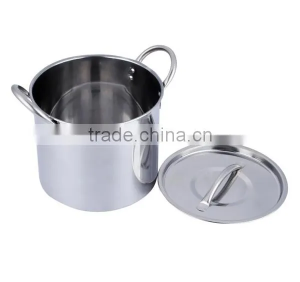 Cheap Factory Tall Straight-shaped Non-magnetic Stainless Steel Stockpot/commercial Stock Pot/soup Bucket photo-4