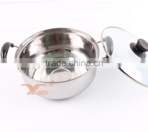 Hot Selling Tall Metal Stainless Steel Soup Pan Sause Pot photo-2