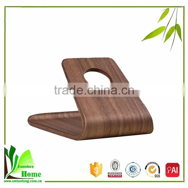 Smooth Surface Natural Bamboo Unique Cell Phone Holders for IPhone ,SAMSUNG