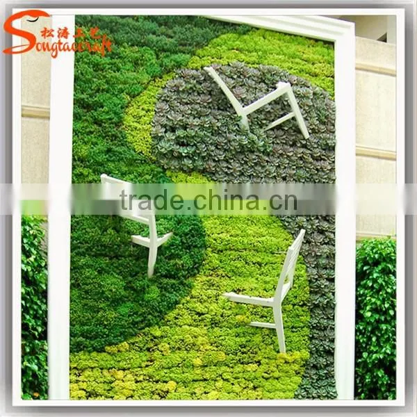 Garden Vertical Artificial Green Wall New Product Fake Plant Wall Green Wall for Sale photo-3