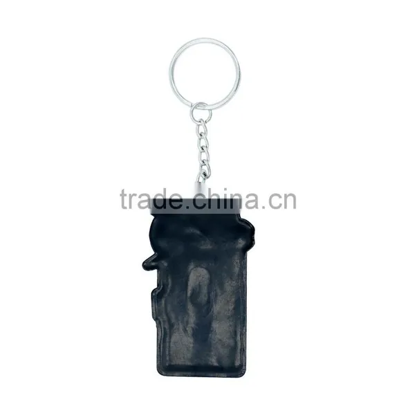OEM Waterproof Personal Beautiful Small Cute Gift Silicone Keychain Keyring photo-2