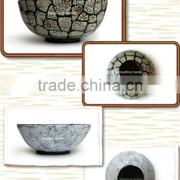 Eggshell Lacquer Bowl, Decorative Bowl