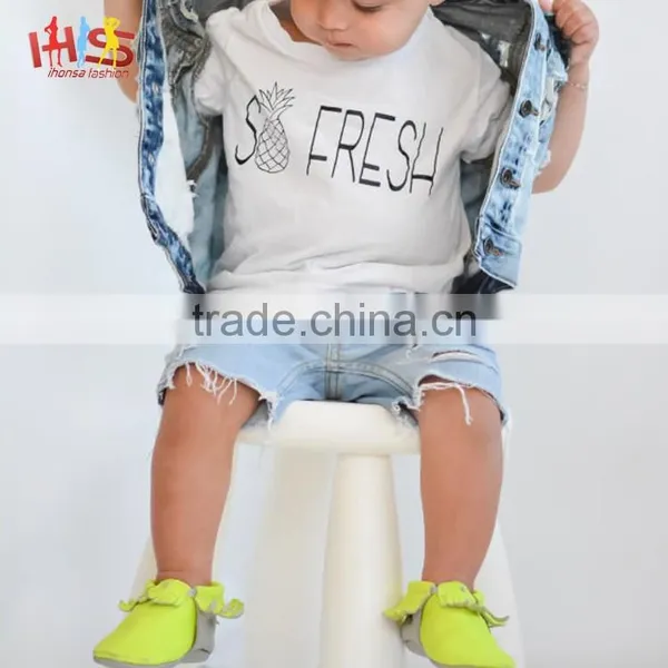 2017 Latest Fashion Top Pineapple Shirt Design Children Shirts Casual Wear photo-2
