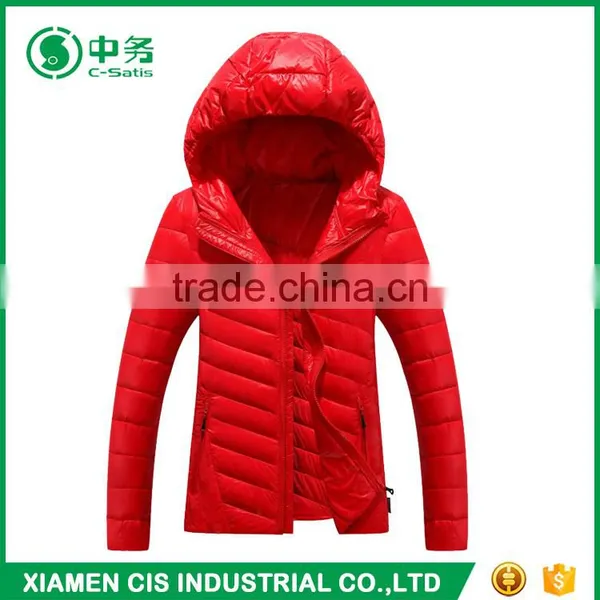 Fashionable Multi Color Slim Women Winter Down Puffer Jacket photo-3