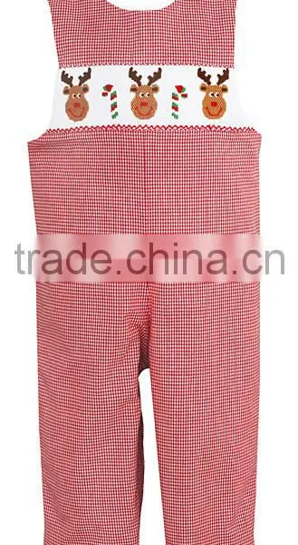 Wholesale Smocked Boy Longall for Christmas 2014