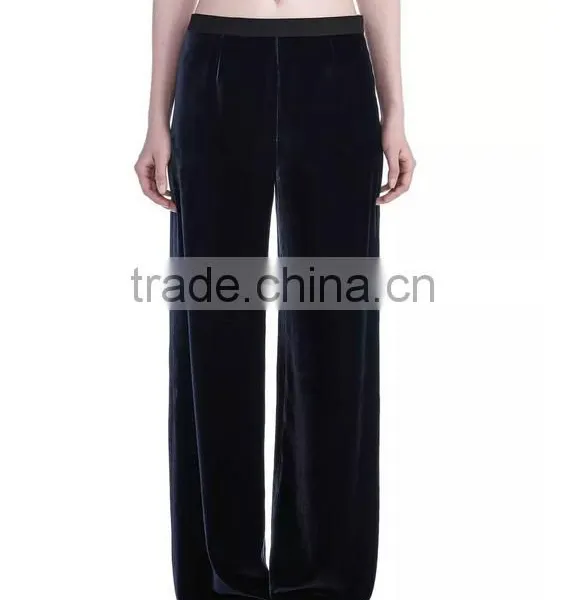 4573 Runwaylover Ladies AU Sexy Velvet Flare Pants photo-2