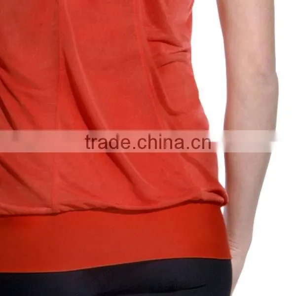 Double Layer Yoga Tank Top With A Loose And Breathable Mesh Overlay photo-6