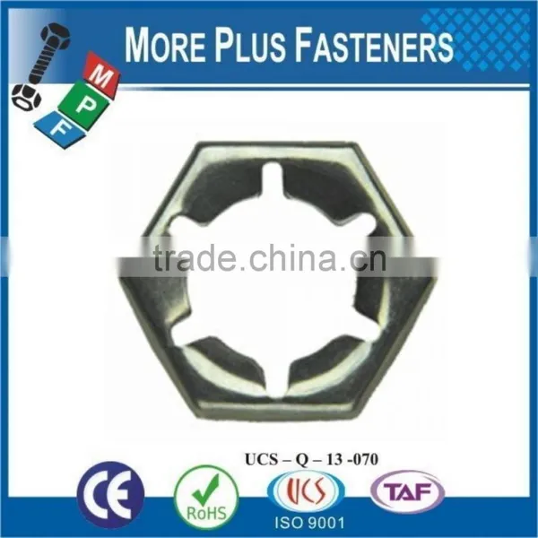 Made in Taiwan Captive Stainless Steel Zinc Plated Hexagonal Self Locking Counter Nuts photo-2