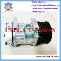Sanden Compressor for Caterpillar 0190504232 CAT372-9295 24V photo-2