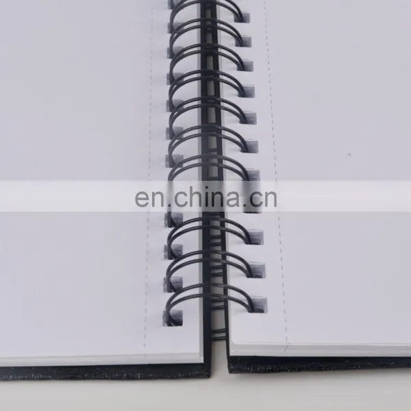 Wire Bound Black Hard Cover Sketch Pad photo-4
