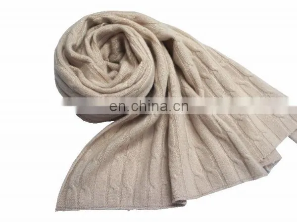 100% Cashmere Knitted Shawls ,Stoles {Cable Knit} photo-2