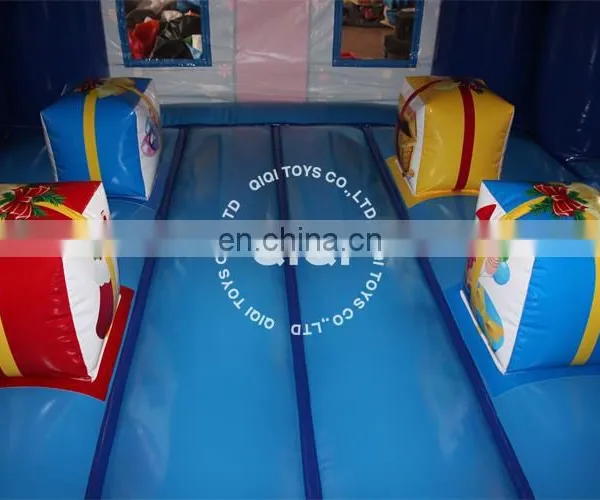 2013 Birthday Gift Box Trampoline/jumping Bed, EN14960, Blue photo-4