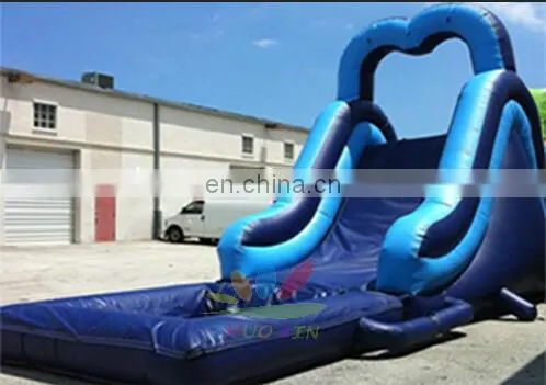 Backyard Inflatable Blue Water Slide into your Pool