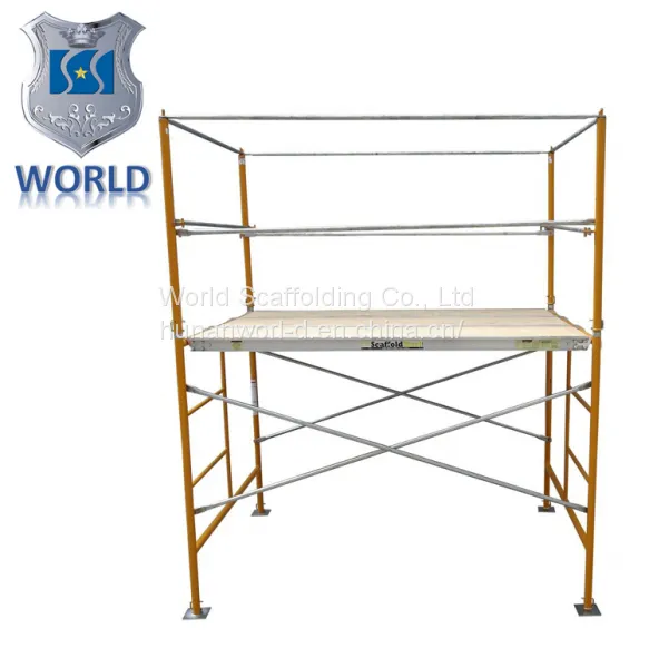 Best Selling for Construction Pre-galvanized Ladder Frame Scaffolding