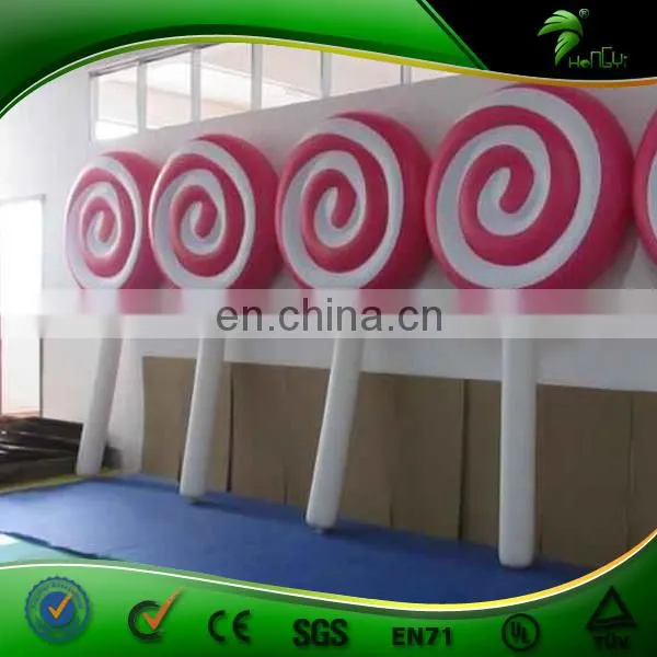 Charming Inflatable Christmas Ornament Candy Cane Air Balloon / Eco-friendly PVC Inflatable Crutch For Advertising Decoration photo-5