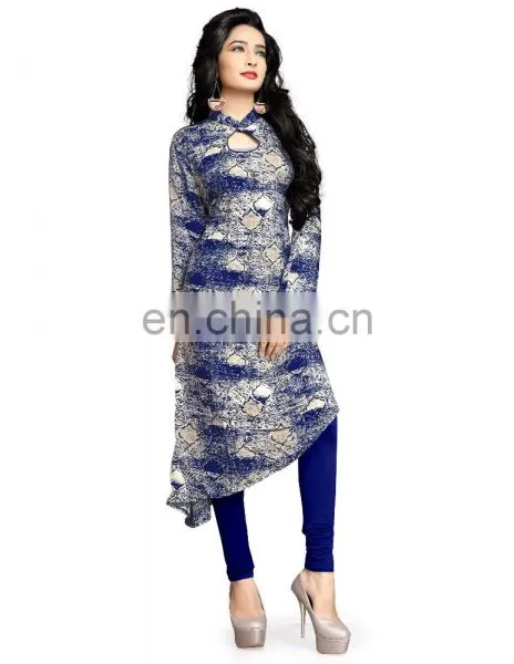 Stylish 2017 Girls Party Wear Kurtis (Straight_Cut_Kurtas)