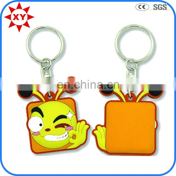 New Design Promotion Gift Cute Expression Soft Pvc Keychain photo-5
