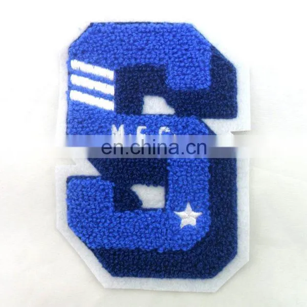 Custom Polyester Embroidery Towel Chenille Patches photo-3