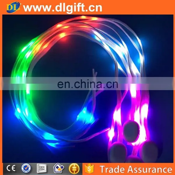 Most Promotional Gift LED Nylon Shoelace,Custom Logo Printed LED Nylon Shoelace, LED Glowing Shoe Lace photo-4