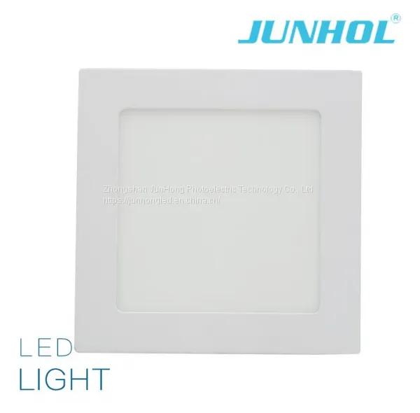 Ультратонкий квадратно-округлый светильник на потолок с LED подсветкой