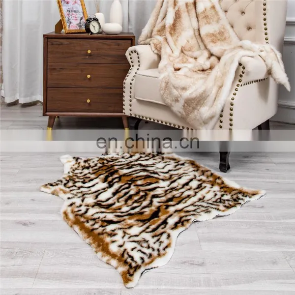 Wholesale Tiger Washable Tufted Vintage Fur Carpet Living Room Rugs For Sale photo-5