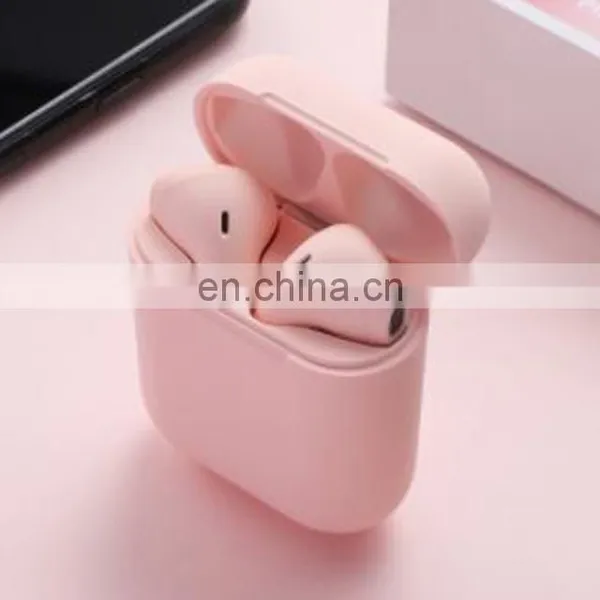 Sale Products I12 Macaroon Waterproof Type-c Music ROHS IPX4 Portable TWS Headphones Wireless Bluetooth Earphone photo-6