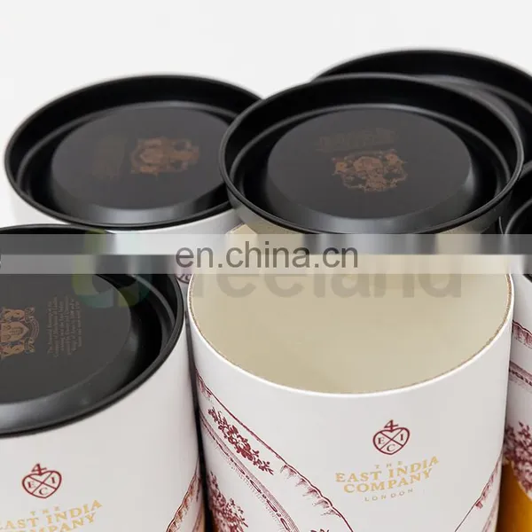 Custom Printed Cylinder Chocolate Boxes Paper Cylinder Packaging Box photo-4