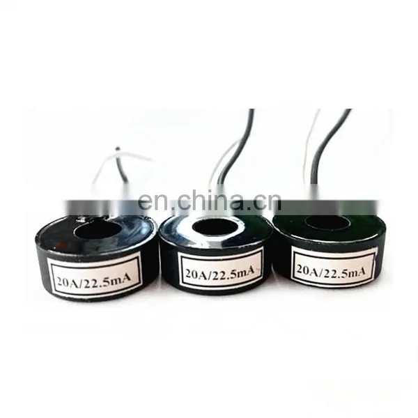 30A 50A 100A 200A Toroidal Current Transformer Current Sensor High and Low Frequency Solid Core AC CT photo-2
