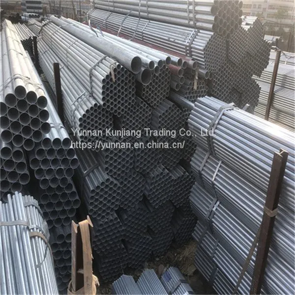 Yunnan Galvanized Steel Pipe Wholesale Q235 Hot Dip Galvanized Steel Pipe Greenhouse Vegetable Steel Pipe Specifications Are Complete photo-5