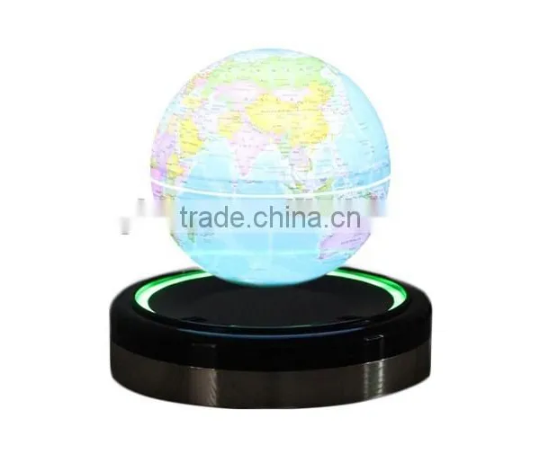 2015 Newest Plastic World Globe With Map , Mini World Globe With Inductive Lighting photo-3