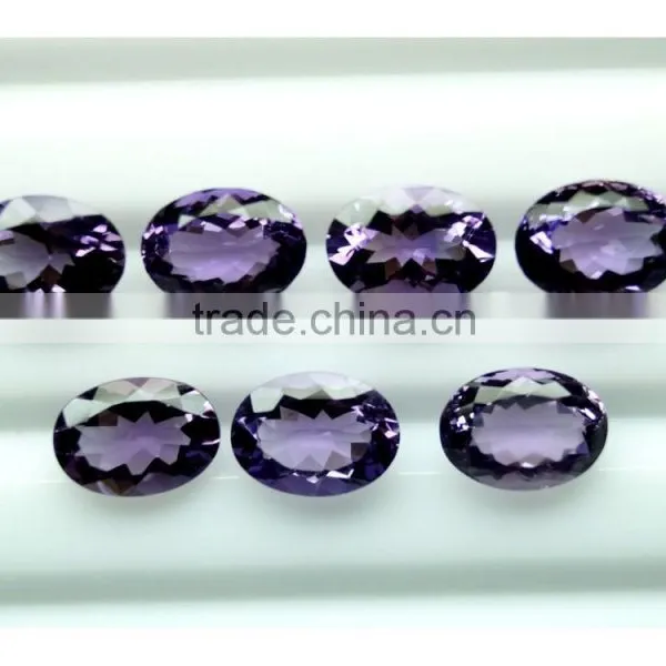 14x10mm Oval AAA Quality Natural Brazilian Amethyst Calibrated Size 10x14mm Faceted Oval Cut photo-3