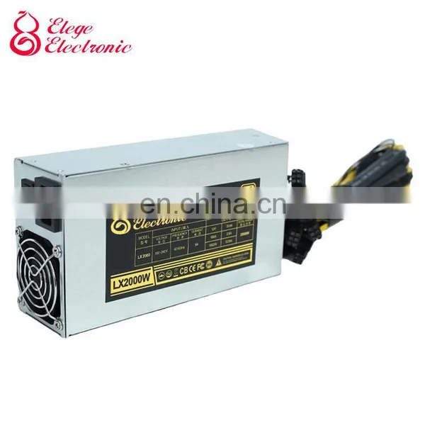 Desktop Psu 2000w Low Noise Power Suppliers Power Supply Modular 10x6pin Efficiency Device photo-5