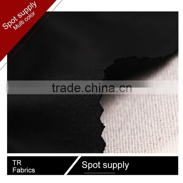430Gsm (30+25)*32+40D Cheap Twill Black Suit Fabric 2016 photo-5