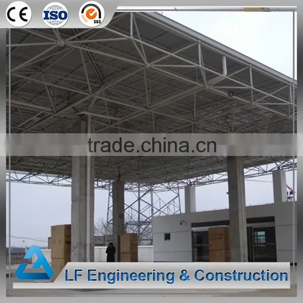 High Strength Steel Structure Gas Station With Easy Stallation photo-3