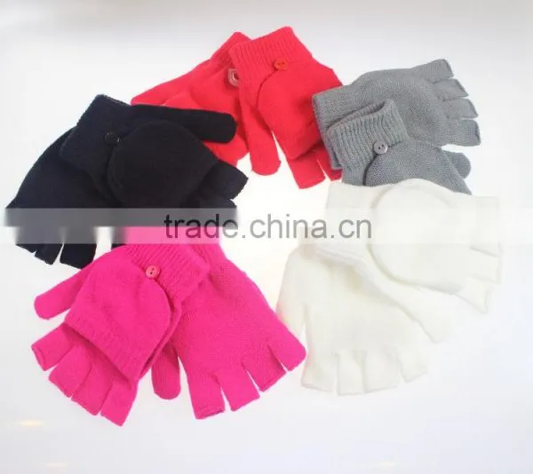 Wholesale Daily Life Usage Warm Soft Fingerless Hand Gloves photo-5